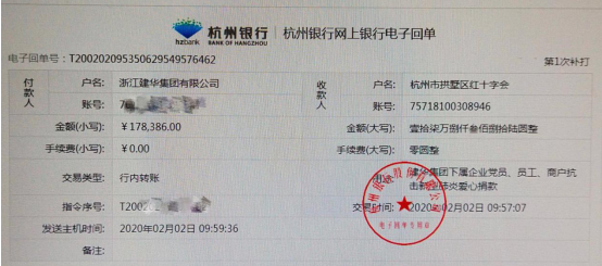 浙江mg冰球突破集团党员、员工和商户贡献爱心