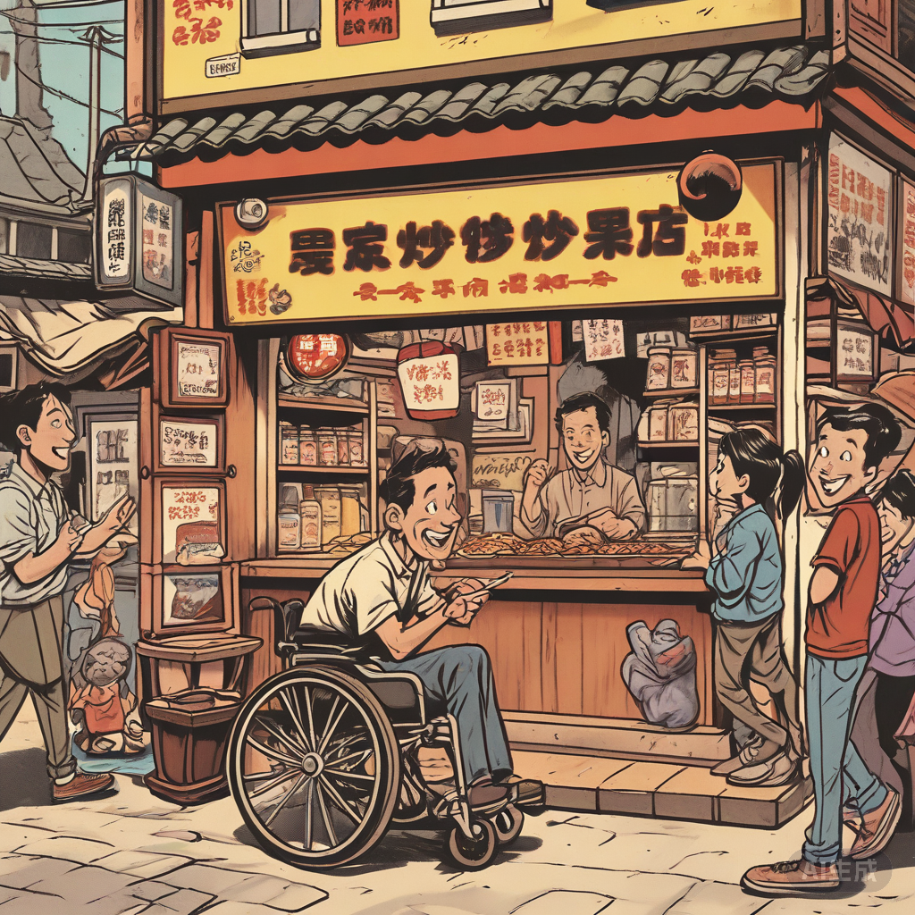 温情排解，守护残疾炒货店老板