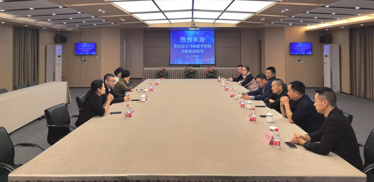 常山县天马街路调查团莅临集团互换