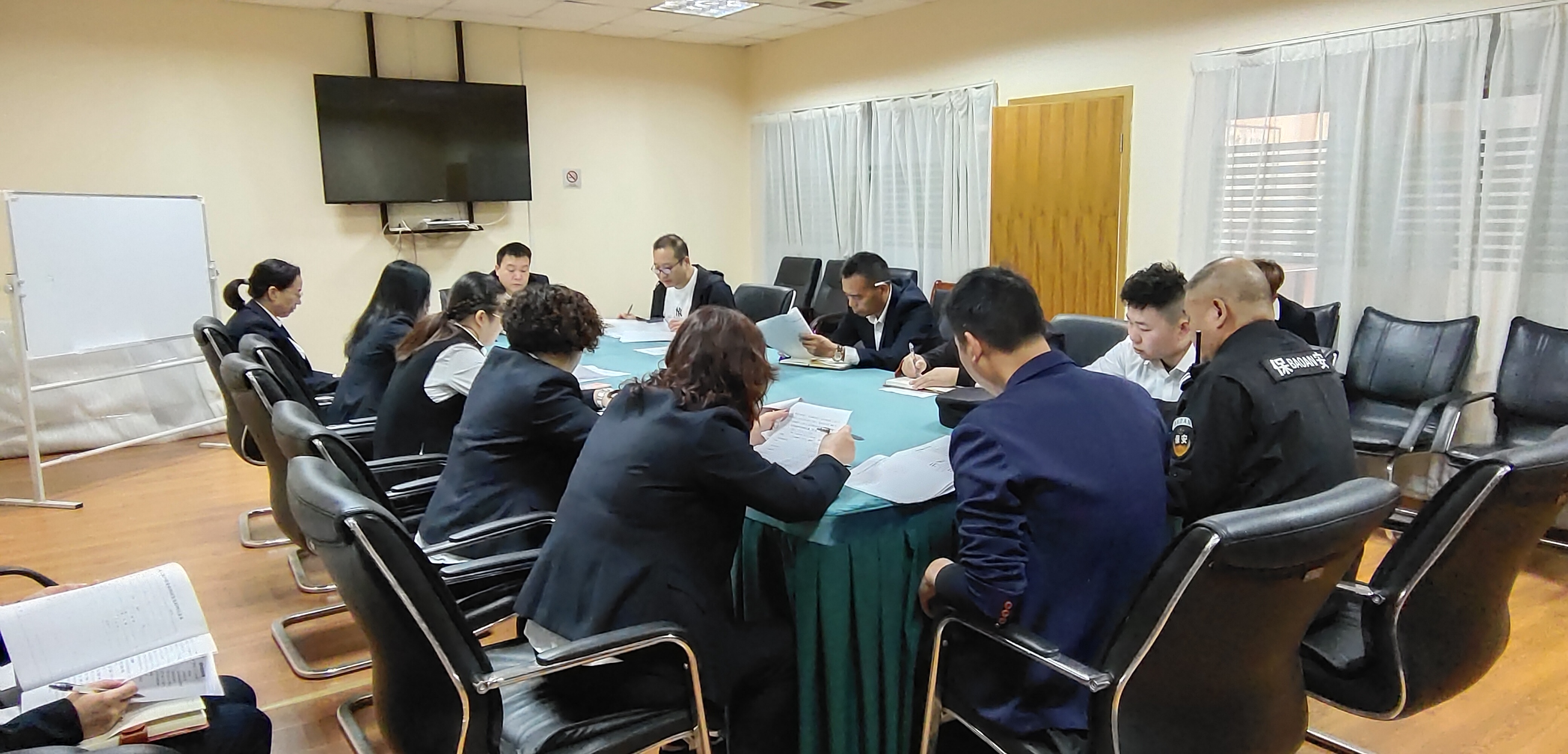 mg冰球突破市场召开2020年安全消防宣传月筹备会议