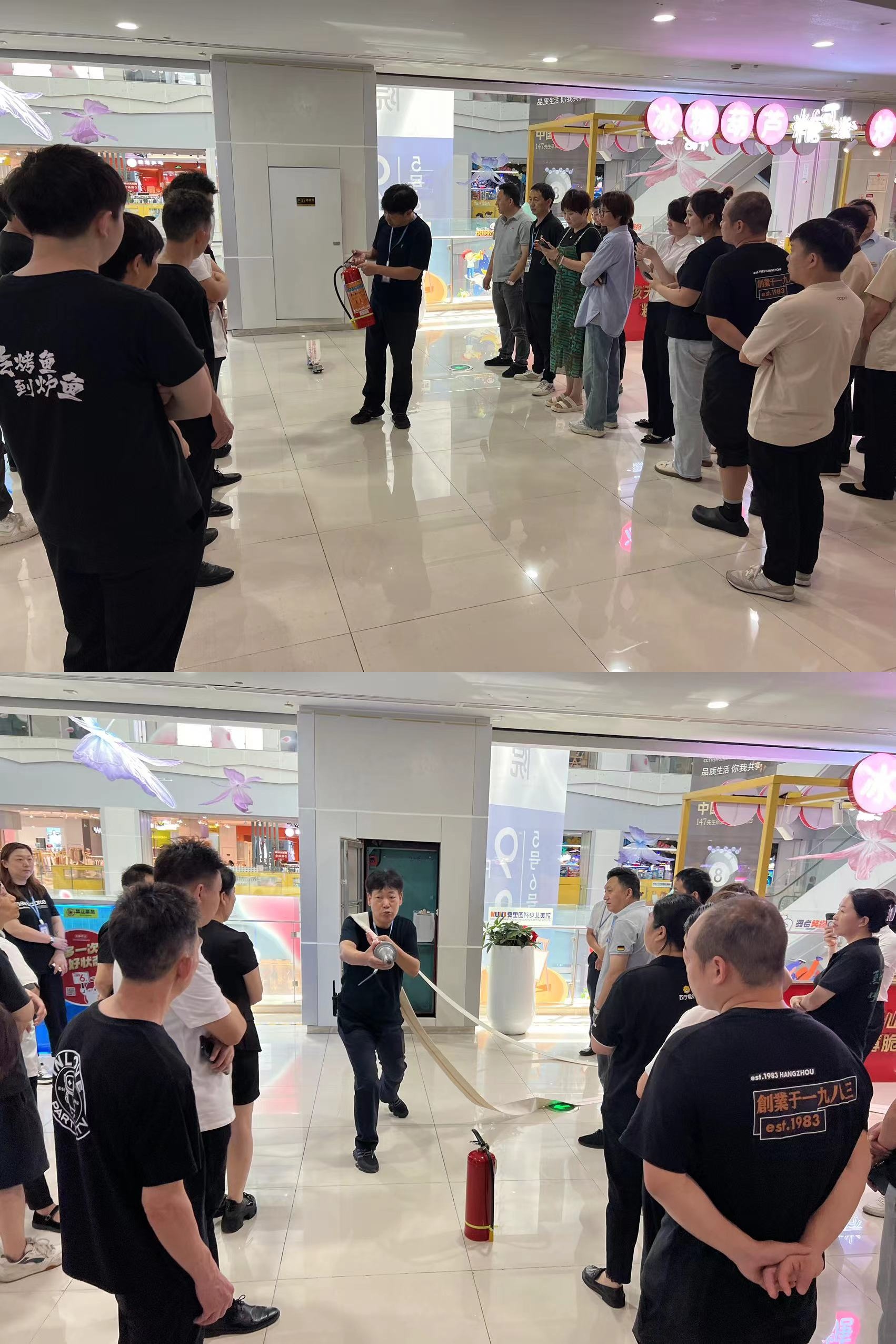 水晶城发展新入人员工消防培训，筑牢安全防线